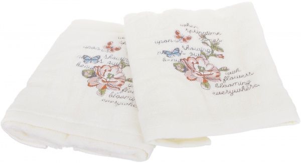 Набір рушників Sping flowers 40x70 см молочний La Nuit 