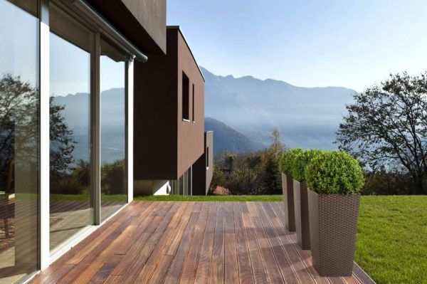 Горшок Lamela Финезия ротанг 300 с вкладом квадратный 19,5л мокко 