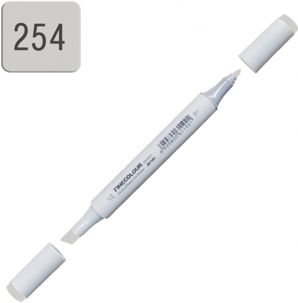 Маркер спиртовий FINECOLOUR Junior EF101-254 сірий тонер №4 