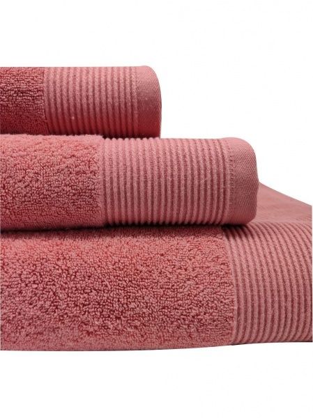 Рушник махровий Гофре 70x140 см чайна троянда La Nuit 