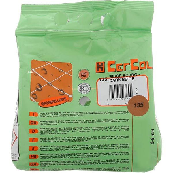 Фуга Cercol F.15 Setastuc 135 2 кг темно-бежевий