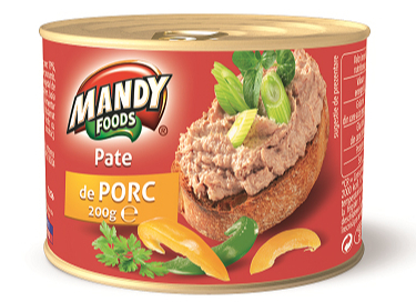 Паштет Mandy из свиной печени 200г 