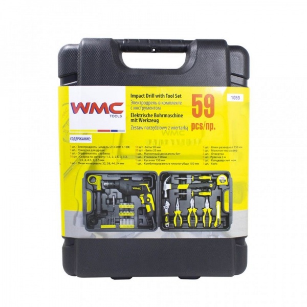 Набор ручного инструмента WMC TOOLS 59 шт. WT-1059