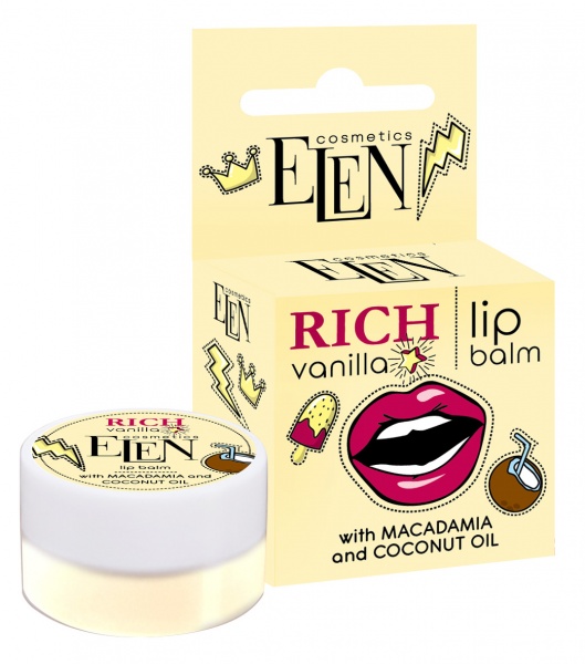 Бальзам для губ для губ ELEN cosmetics Rich Vanilla 4 мл