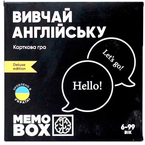 Гра карткова JoyBand Настільна гра JOYBAND MEMOBOX DELUX Вивчай англійську MBD104