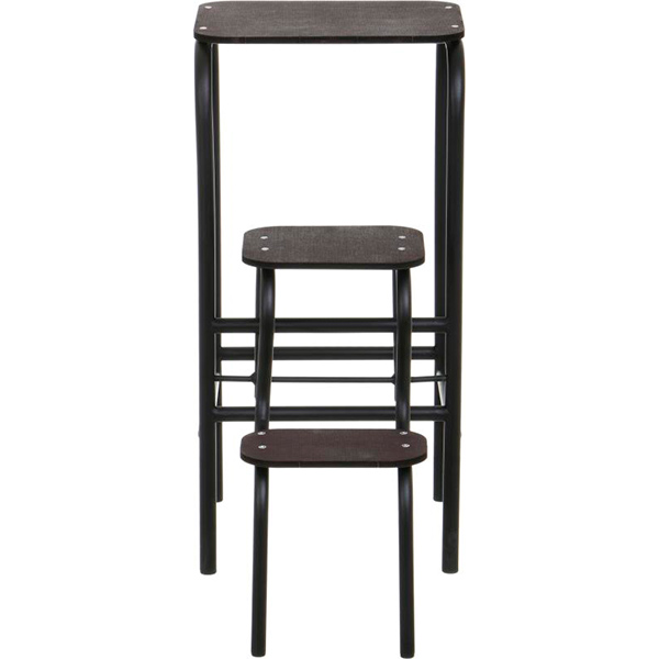 Табурет-лестница Лугалпроф коричневый / черный 