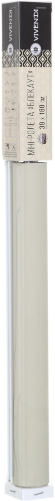 Ролета blackout Vivendi C109 бежева 39x180 см