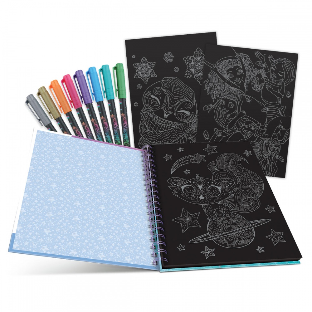 Раскраска «Айседора черные листы»