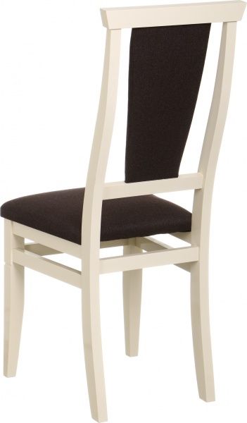 Стул обеденный Чумак-Е слоновая кость/темно-коричневый