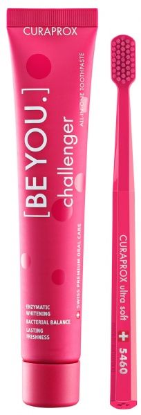 Набор CURAPROX Зубная паста + щетка BE YOU Purple 90 мл
