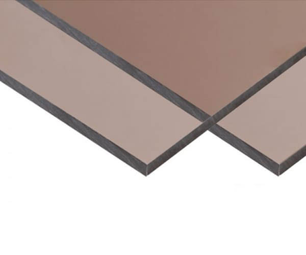 Поликарбонат монолитный Bauglas 2УФ ПК антивандальный FSX 4 мм 1000x2050 мм бронзовый