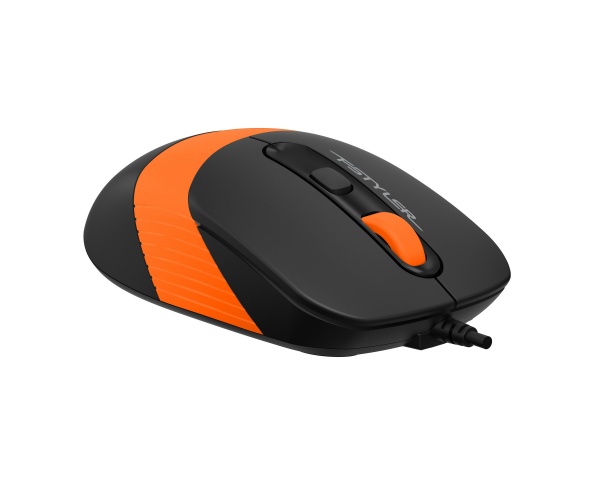 Мышка A4Tech бесшумная Fstyler FM10S (Orange) 