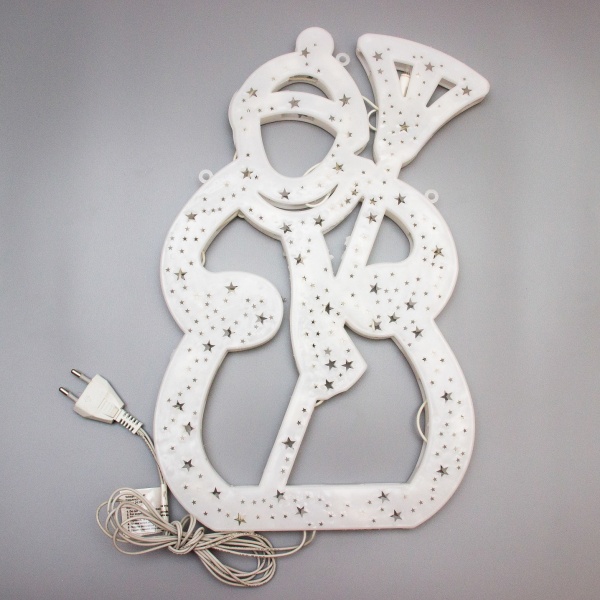 Декорація новорічна Сніговик 35 ламп 41,5 см 