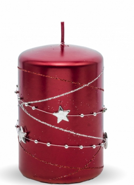 Свеча Гирлянда красная 70х100 мм Pako-If