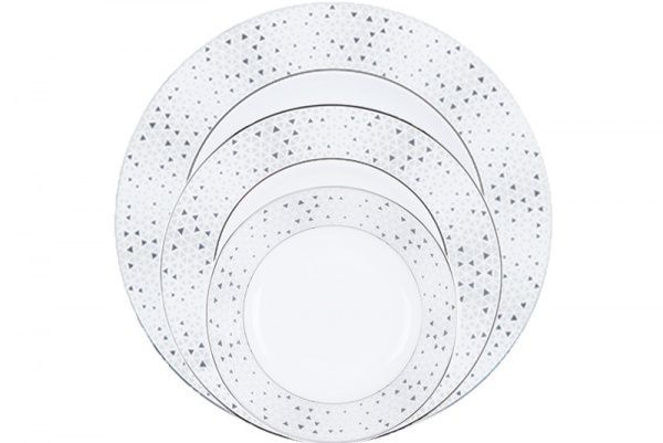 Сервиз столовый Sheena Platinum 74 предмета на 12 персон 101003213 DPL