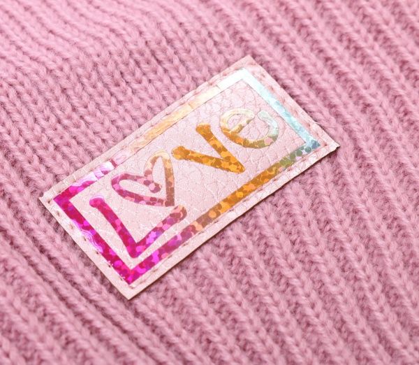 Шапочка детская для девочки Kraft+ 7596 р.52-54 темная пудра 