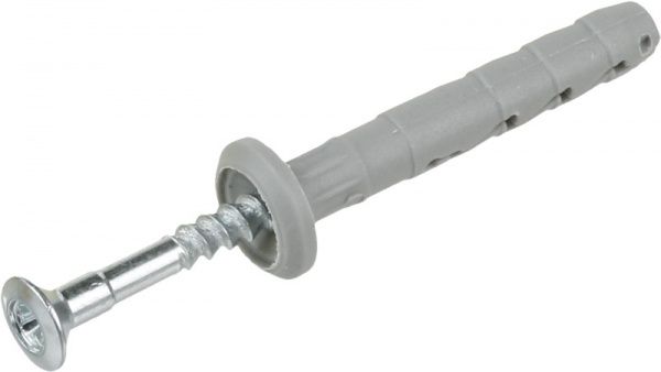 Дюбель ударный с фланцем 6x40 мм 125 шт. Koelner