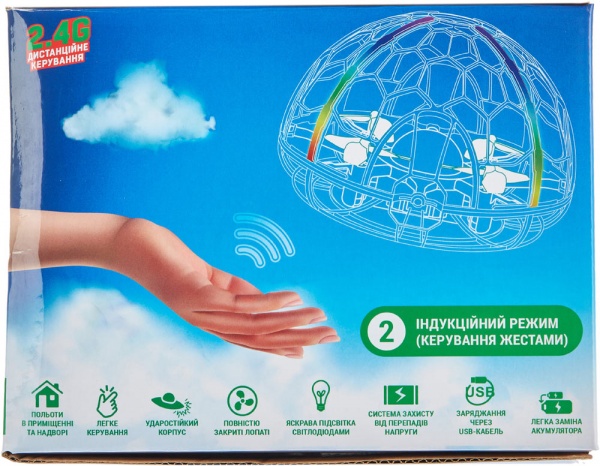 Квадрокоптер на р/у ZIPP Toys Шалена куля 532.00.43