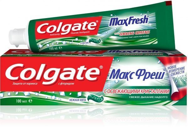 Зубна паста Colgate Макс Фреш Ніжна м'ята освіжаюча 100 мл