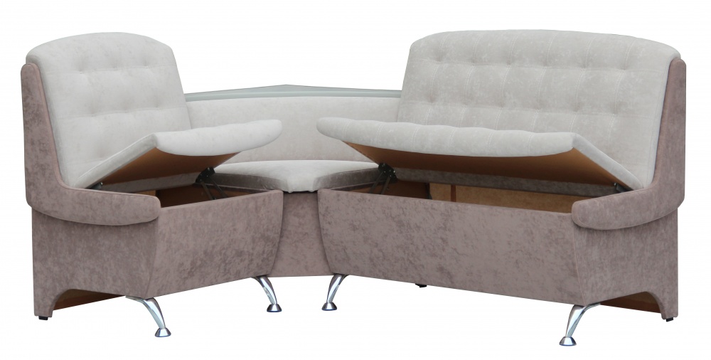 Уголок кухонный Берегиня Аффогато коричневый / бежевый