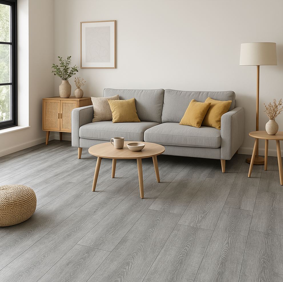 Ламінат вініловий (SPC) GROSS WALD Arena + 4V з підкладкою дуб тулон 6 мм