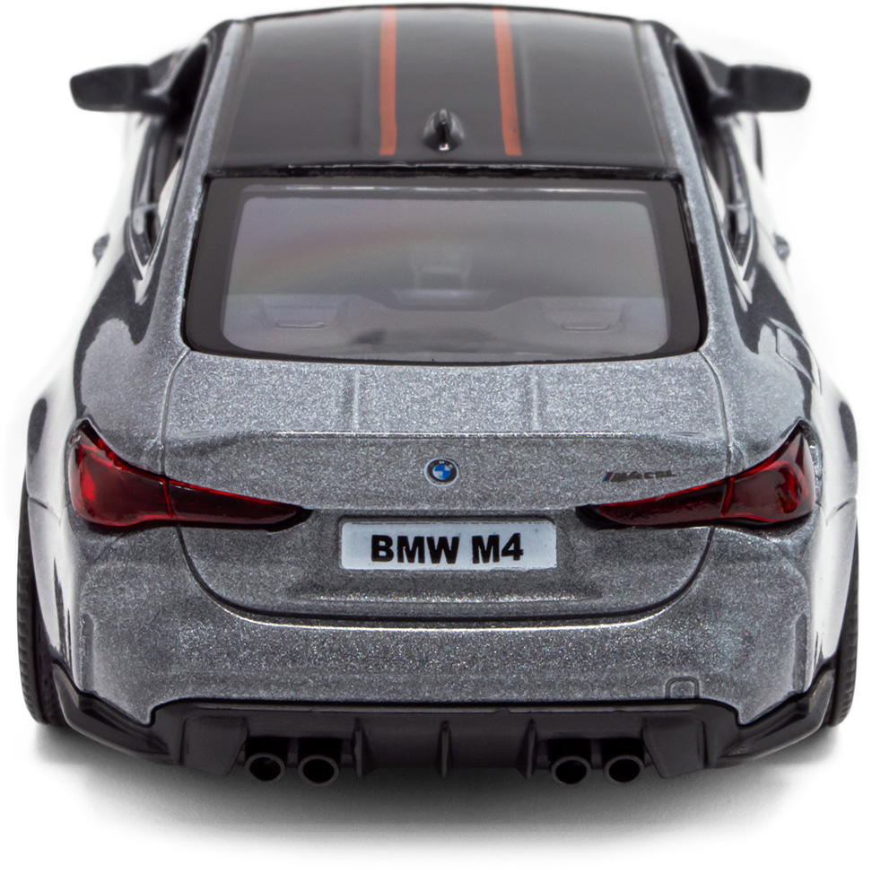 Автомодель TechnoDrive 1:43 BMW M4 CSL 2023 сірий 250436U
