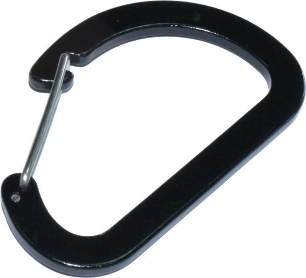 Карабин алюминиевый с рычагом 4x50x80