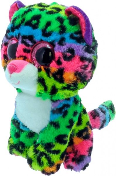 Мягкая игрушка TY Beanie Boos разноцветный леопард Dotty 15 см 37189