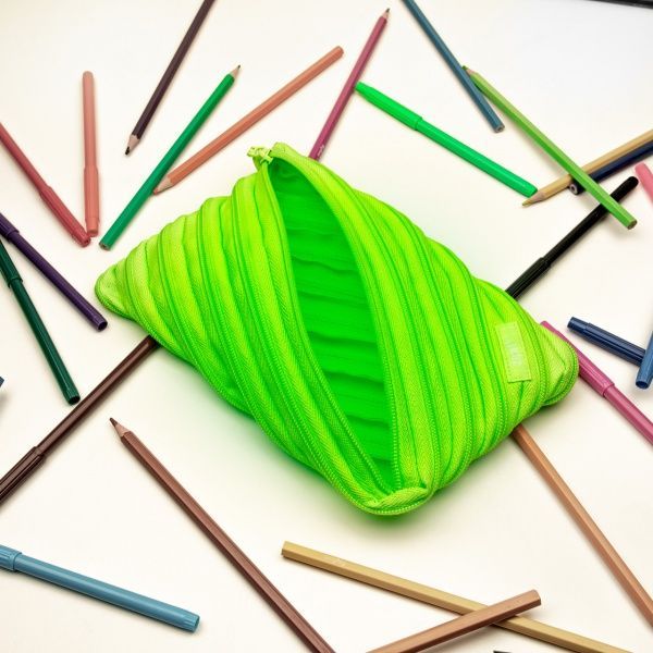 Пенал-косметичка Neon Jumbo Radiant Lime ZTJ-NN-1 Zipit салатовий