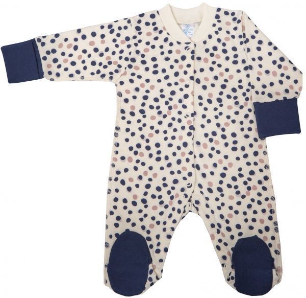 Человечек Baby Veres Leo р.62 молочный с синим 