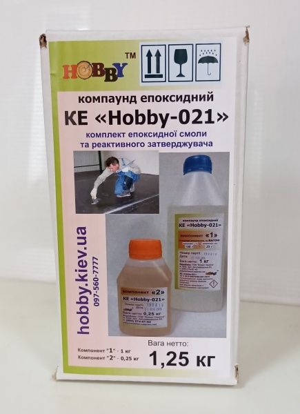 Смола епоксидна КЕ Hobby-021 1,25 кг