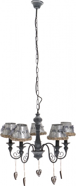 Люстра підвісна Arte Lamp 5xE14 старе залізо A5290LM-5RI 