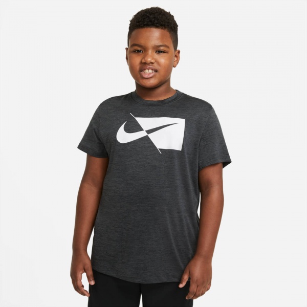 Футболка Nike B NK DF HBR SS TOP DA0282-010 р.XL чорний