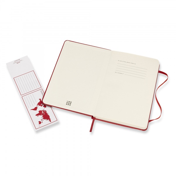 Блокнот для записей Classic 11,5х18 см линия красный QP050F2 Moleskine