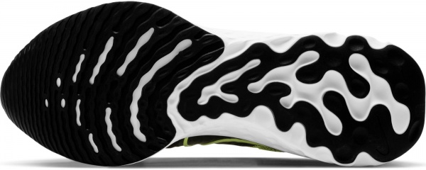 Кроссовки Nike React Infinity Run Flyknit 2 CT2357-700 р.US 10 салатно-черный