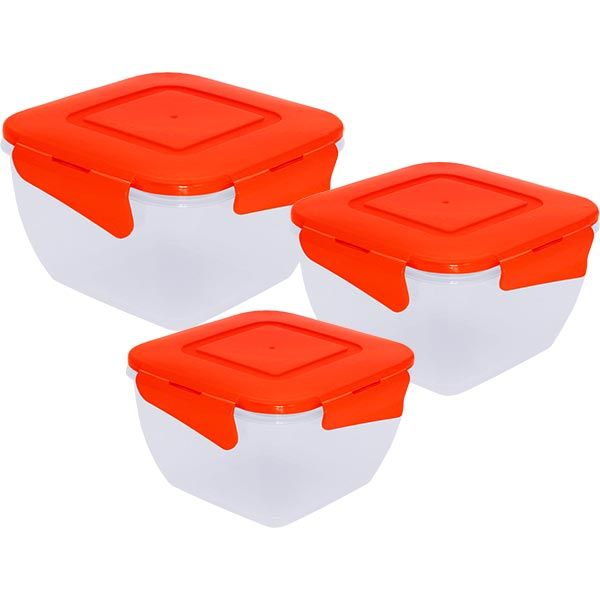 Набор контейнеров для пищевых продуктов 3в1 Алеана