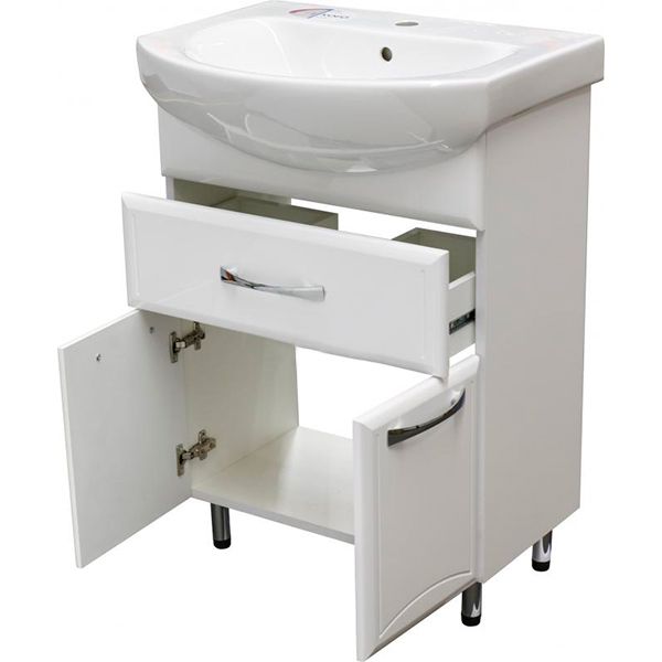 Тумба напольная Aqua Rodos Декор 0260 с умывальником Kolo Runa 60