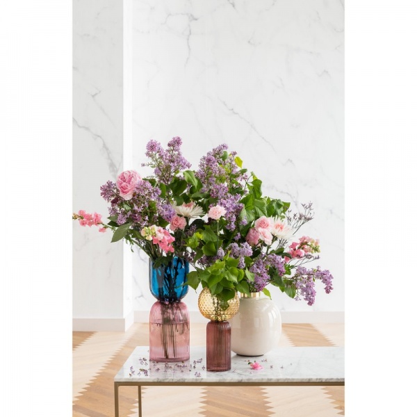 Ваза KARE Design Marvelous Duo 40 см сине-фиолетовая 