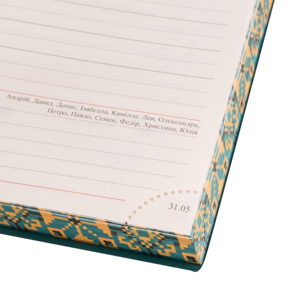 Дневник датированный Ukraine синий 368 стр. Leo Planner Glory A5 2024