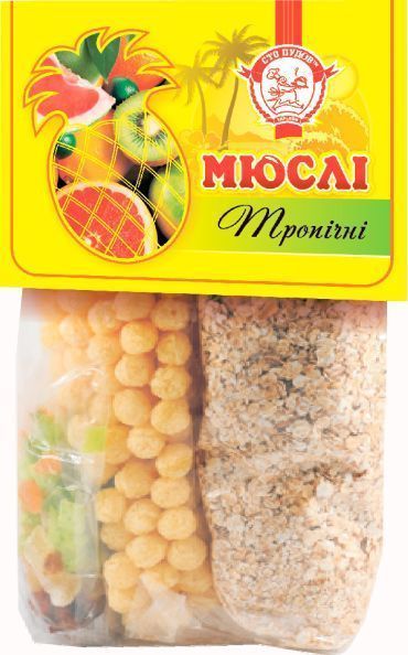 Мюслі Сто пудов Тропічні 400 г 
