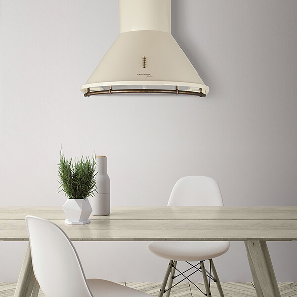 Вытяжка кухонная Pyramida BR 60/B Rustico ivory