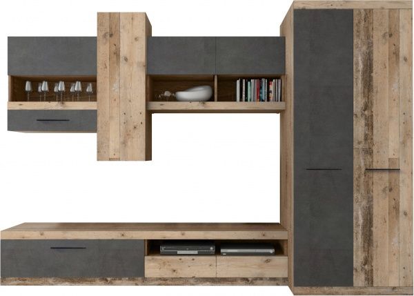 Стінка Токіо Accord олд стайл світлий/матера 