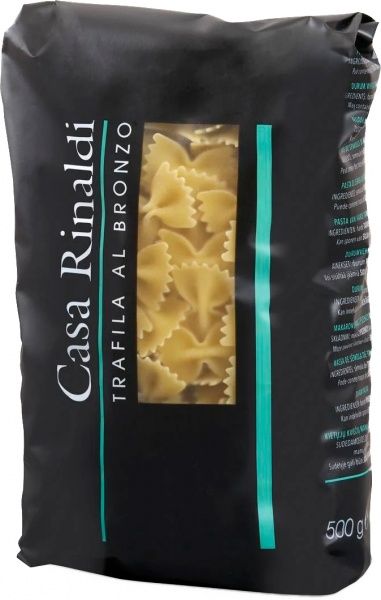 Макарони Casa Rinaldi Фарфалле Bronzo 500 г (8006165413411)