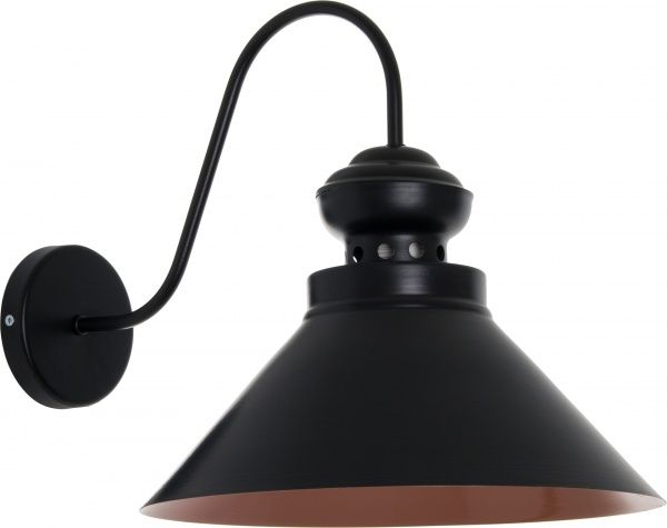 Бра Vesta Light 1x60 Вт E27 чорний LOFT 17381 чорний 
