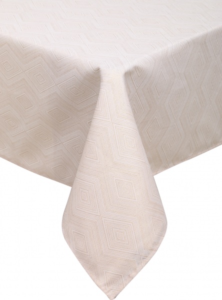 Скатерть Jacquard Rombo 140x180 см золотой La Nuit 