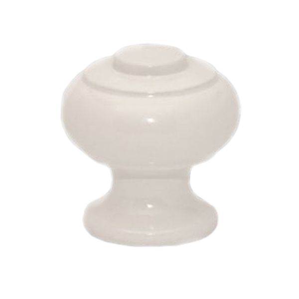 Меблева ручка дерев'яна №1 білий