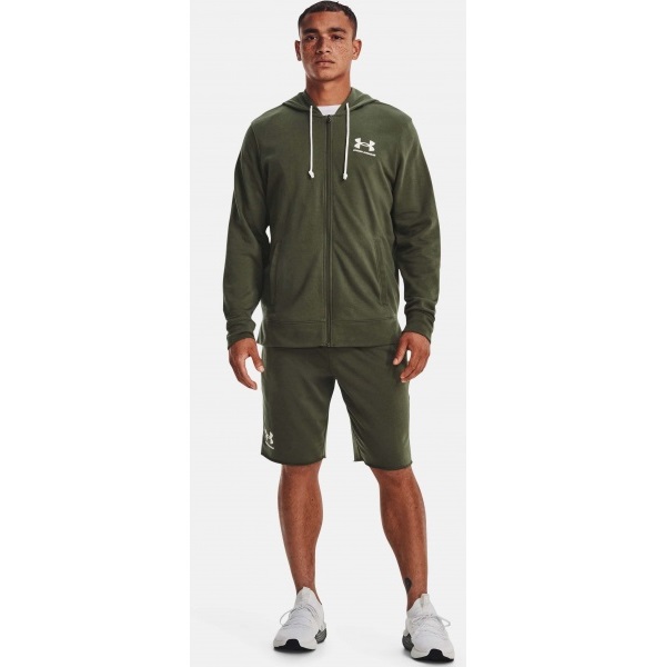 Джемпер Under Armour RIVAL TERRY LC FZ 1370409-390 р. XL зеленый