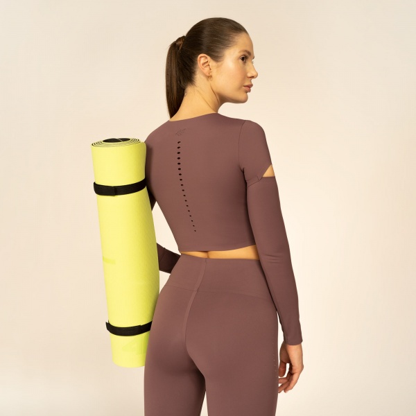 Футболка 4F LONGSLEEVE FNK 4FAW22TFLOF107-80S р.L коричневий