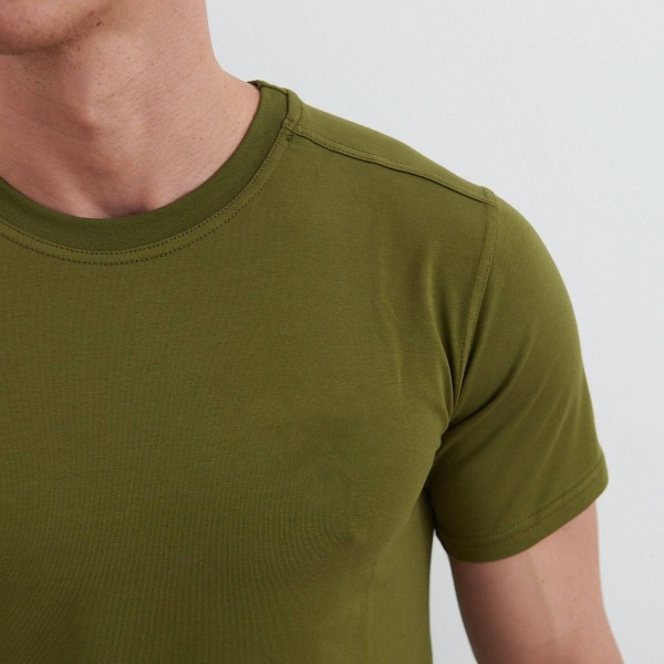 Футболка мужская Интерскай. 220013/1 р.4XL [055] Khaki