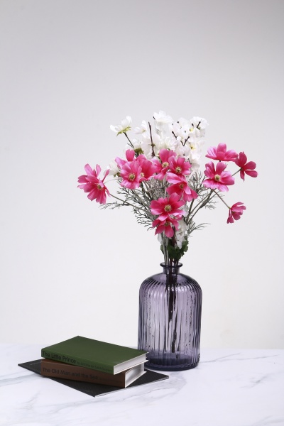 Ваза скляна San Miguel Daroca 23 см мальва 